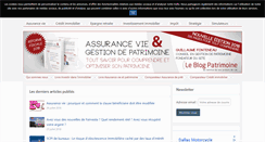 Desktop Screenshot of leblogpatrimoine.com